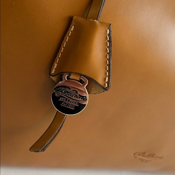 Boldrini Selleria Made in Italy Leather Satchel Tote Bag - Picture 6 of 13